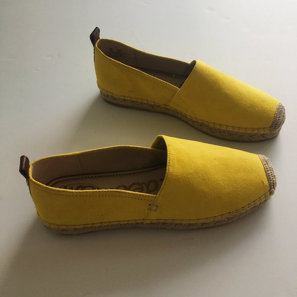 Sam Edelman Khloe Slip-On Espadrille in Lemon Zest - Picture 7 of 10